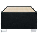Sengeramme uden madras Sort 100x200 cm Stof