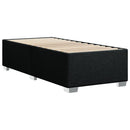 Sengeramme uden madras Sort 100x200 cm Stof