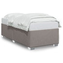 Sengeramme uden madras Taupe 100x200 cm Stof