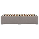 Sengeramme uden madras Taupe 100x200 cm Stof
