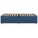 sengeramme uden madras 100x200 cm stof blå