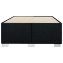sengeramme uden madras 120x190 cm stof sort