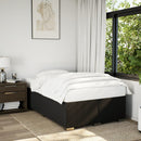 sengeramme uden madras 120x190 cm stof sort