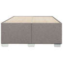 sengeramme uden madras 120x190 cm stof gråbrun