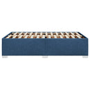 sengeramme uden madras 120x190 cm stof blå