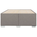 Sengeramme uden madras Taupe 120x200 cm Stof