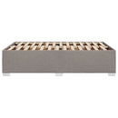 Sengeramme uden madras Taupe 120x200 cm Stof
