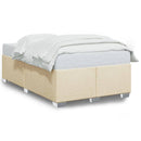 Sengeramme uden madras Creme 120x200 cm Stof