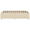 Sengeramme uden madras Creme 120x200 cm Stof