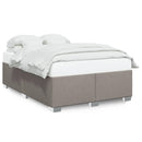 sengeramme uden madras 140x190 cm stof gråbrun