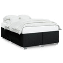 sengeramme uden madras 160x200 cm stof sort
