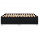 sengeramme uden madras 160x200 cm stof sort