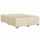 sengeramme uden madras 160x200 cm stof cremefarvet