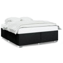 sengeramme uden madras 180x200 cm stof sort