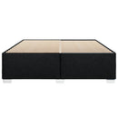 sengeramme uden madras 180x200 cm stof sort