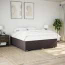 sengeramme uden madras 180x200 cm stof mørkebrun