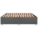 sengeramme uden madras 200x200 cm stof mørkegrå