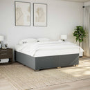 sengeramme uden madras 200x200 cm stof mørkegrå