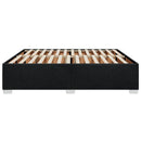 sengeramme uden madras 200x200 cm stof sort