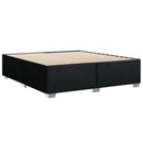 sengeramme uden madras 200x200 cm stof sort