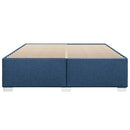 sengeramme uden madras 200x200 cm stof blå