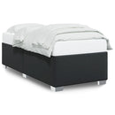 sengeramme 90x200 cm kunstlæder sort