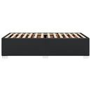 sengeramme 90x200 cm kunstlæder sort