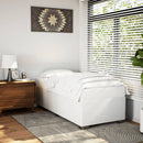 sengeramme 100x200 cm kunstlæder hvid