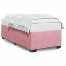sengeramme 90x190 cm fløjl pink