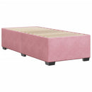 sengeramme 90x190 cm fløjl pink