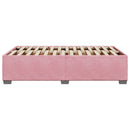sengeramme 120x200 cm fløjl pink