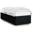 sengeramme uden madras 80x200 cm stof sort
