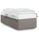 Sengeramme uden madras Taupe 100x200 cm Stof