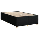 sengeramme uden madras 120x190 cm stof sort