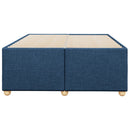sengeramme uden madras 120x190 cm stof blå
