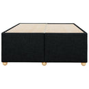 Sengeramme uden madras Sort 120x200 cm Stof