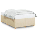 Sengeramme uden madras Creme 120x200 cm Stof