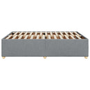 sengeramme uden madras 140x190 cm stof lysegrå
