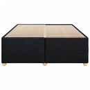 sengeramme uden madras 140x190 cm stof sort