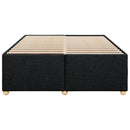 sengeramme uden madras 140x200 cm stof sort