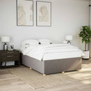 sengeramme uden madras 160x200 cm stof gråbrun