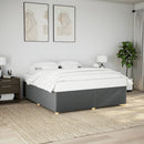 sengeramme uden madras 180x200 cm stof mørkegrå