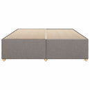 sengeramme uden madras 180x200 cm stof gråbrun