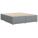 sengeramme uden madras 200x200 cm stof lysegrå