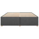 sengeramme uden madras 200x200 cm stof mørkegrå