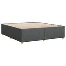 sengeramme uden madras 200x200 cm stof mørkegrå