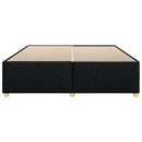 sengeramme uden madras 200x200 cm stof sort