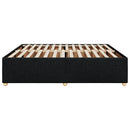 sengeramme uden madras 200x200 cm stof sort