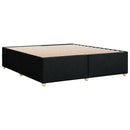sengeramme uden madras 200x200 cm stof sort