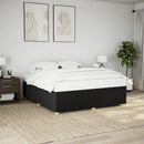 sengeramme uden madras 200x200 cm stof sort